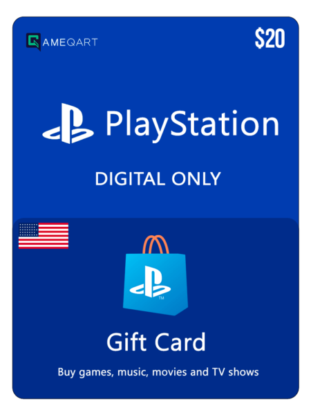 PlayStation Store gift cards 20 USD (US)