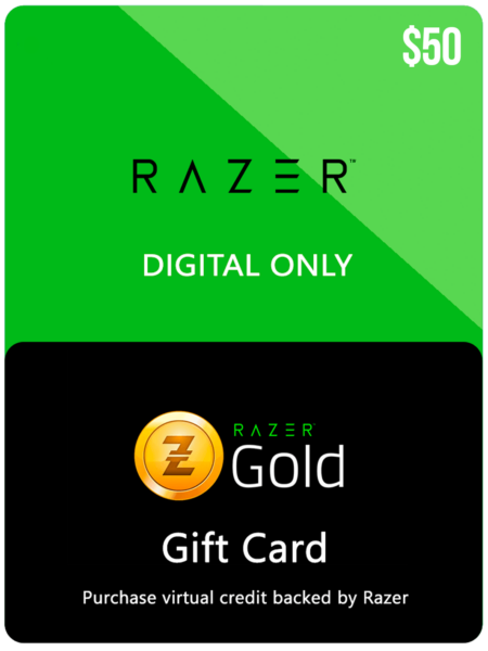 Razer gift card 50 USD (US)